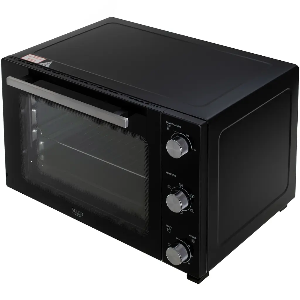 Электрическая печь Adler AD 6026 1800Вт/ 48л /электроплита/ механическое управление/черная - фото 4