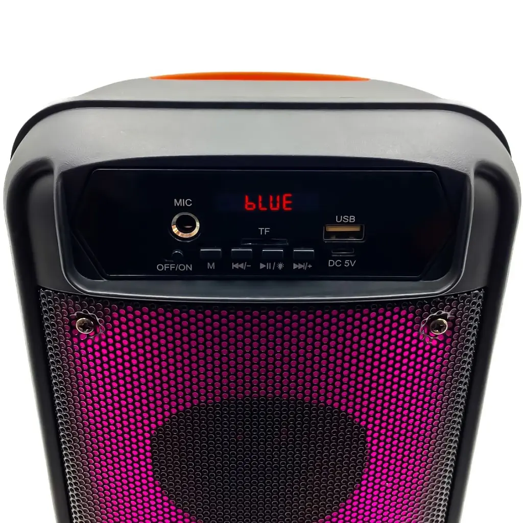 Акустична система 1.0 Media-Tech 14W, Bluetooth/FM/AUX/MicroSD/USB/RGB чорна (MT3177) - фото 2