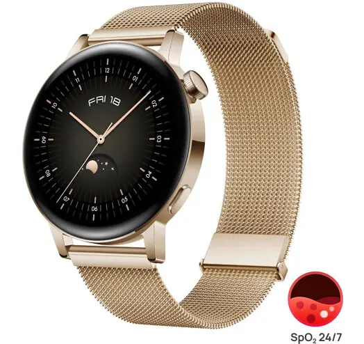 Смарт-часы Huawei Watch GT 3 42mm Elegant Gold (55027151) - фото 2