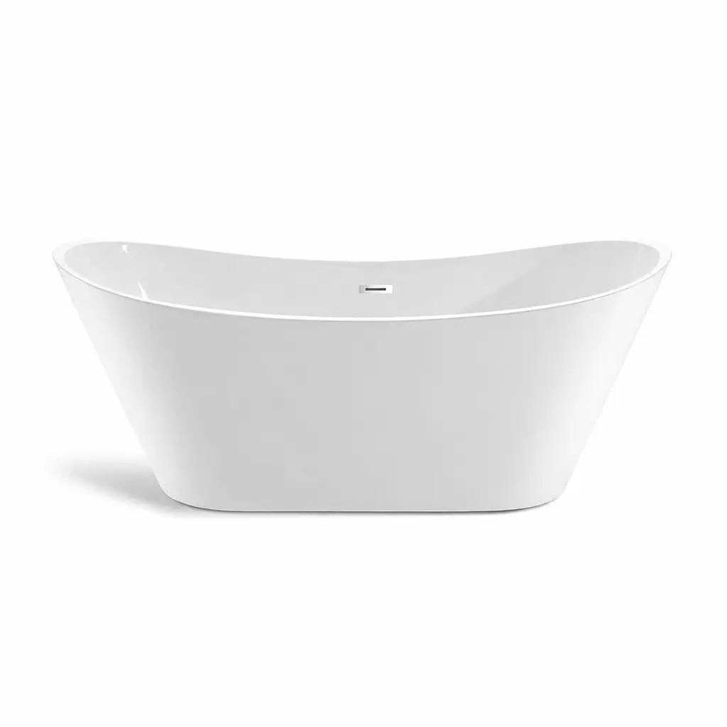 Окремостояча акрилова ванна VBI Marmolada 180x80, біла VBI-071018 - фото 4