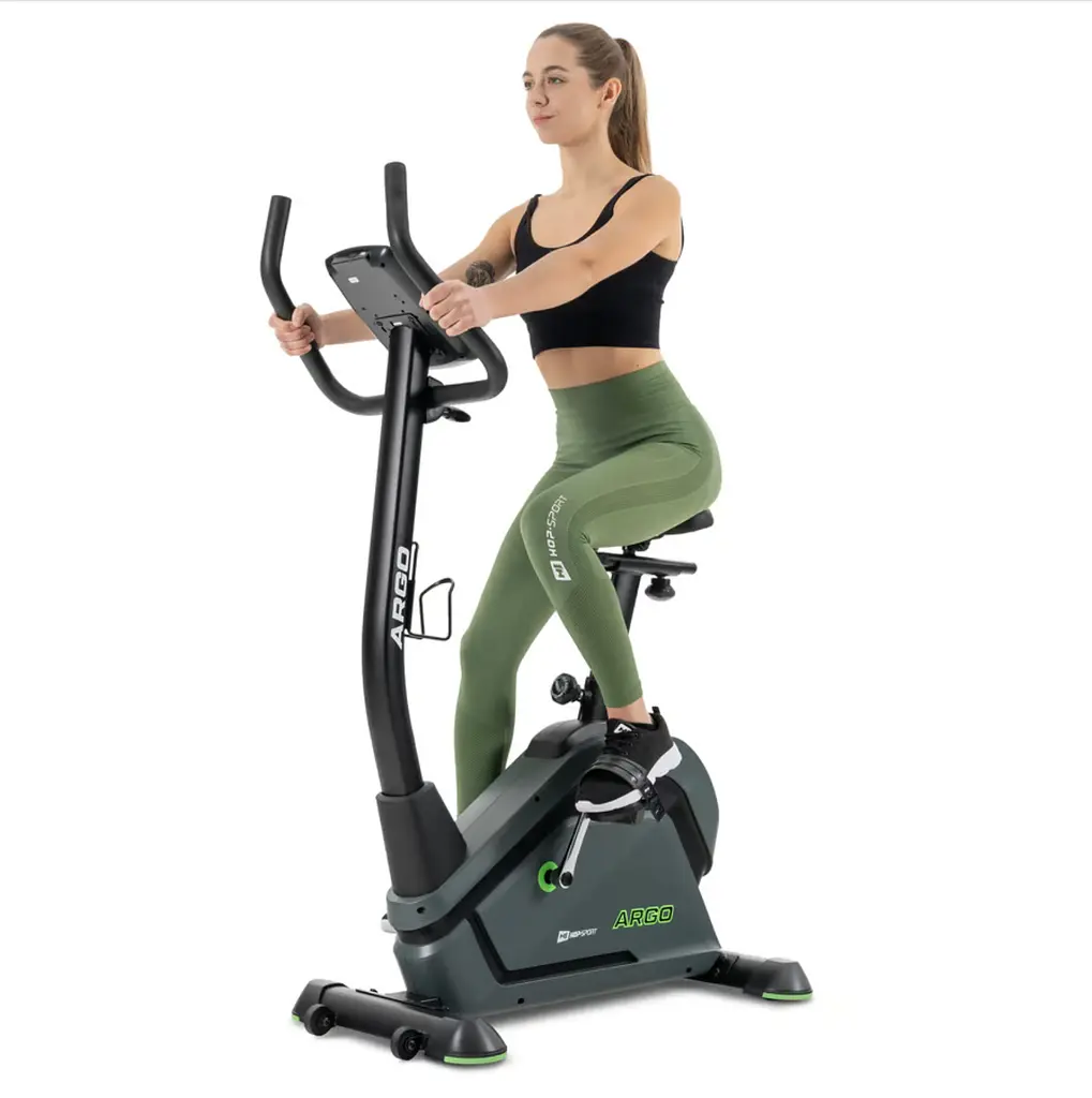 Велотренажер Hop-Sport HS-120H Argo чорно-зелений - фото 8