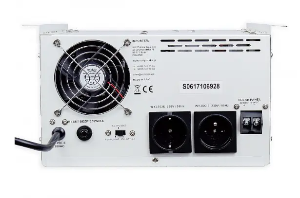 Сонячний інвертор Volt Polska SINUS PRO 2500 S 24/230V 1800/2500W + 40A MPPT 100V (3SPS250024) - фото 4