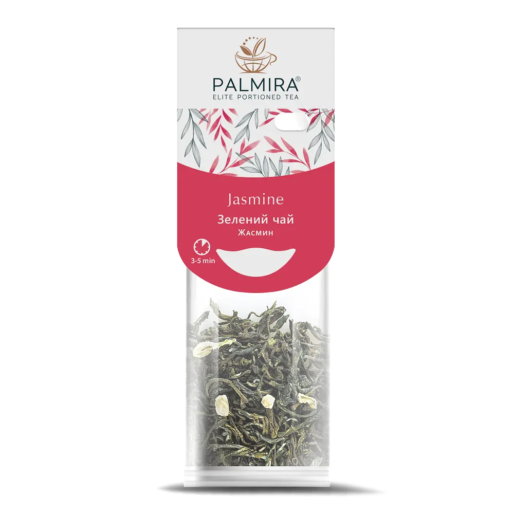 Зелений чай з жасмином Palmira "Жасмин" (Jasmine) - 10 шт.