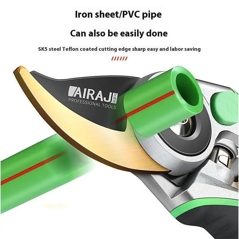 Садовый секатор Airaj 1033 профессиональный для обрезки деревьев, кустов и цветов - фото 3