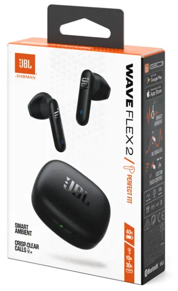Гарнітура JBL WAVE FLEX 2 Black (JBLWFLEX2BLK) - фото 11