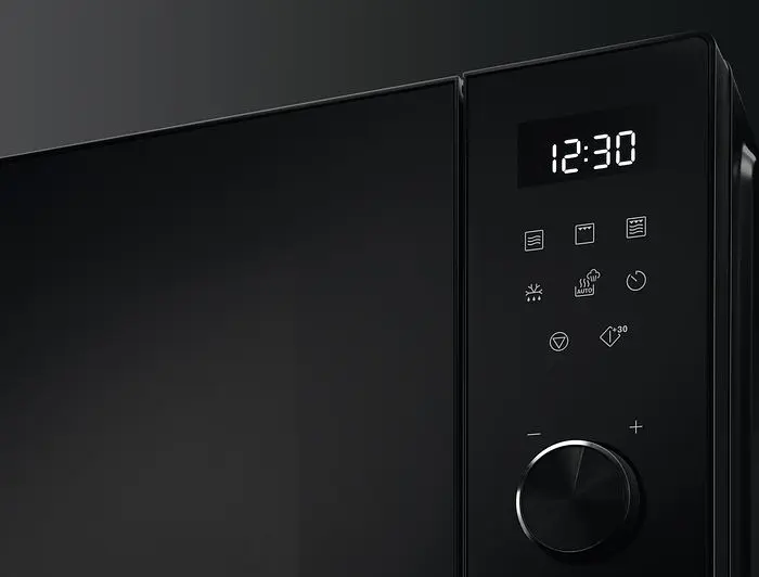 Мікрохвильова піч Electrolux 29л електронне керування 900Вт гриль дисплей інвертор чорний - фото 2