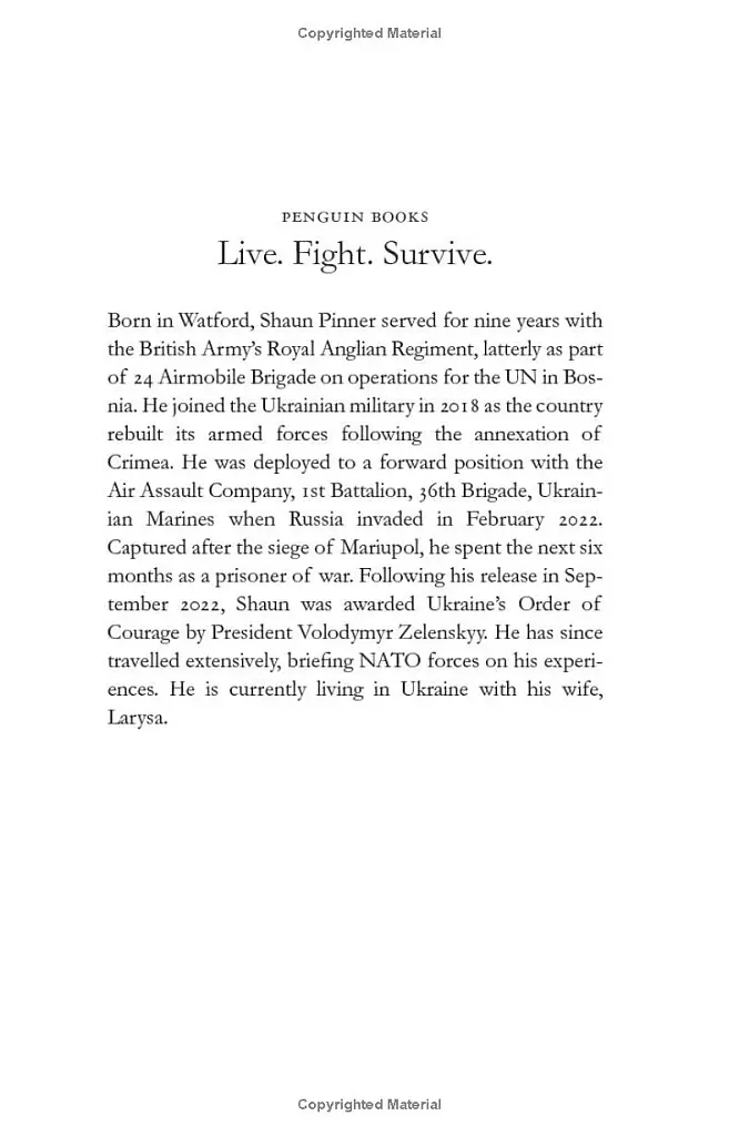 Live. Fight. Survive: One Soldier’s Extraordinary Story of the War against Russia - фото 2