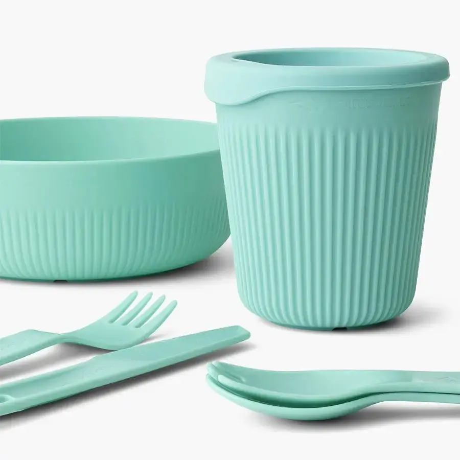 Набор посуды Sea To Summit Passage Dinnerware Sett 1P 6 предметов Aqua Sea Blue (1033-STS ACK037051-120215) - фото 2