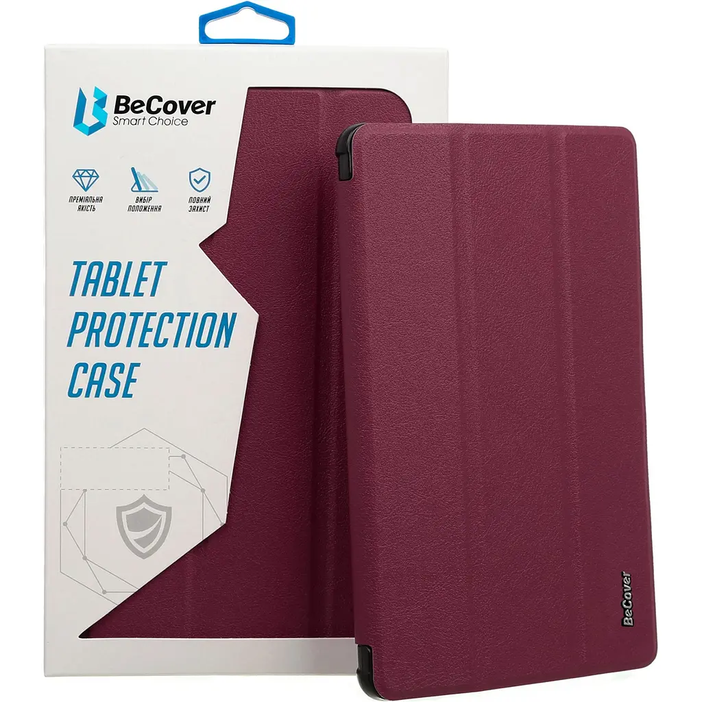 Чехол-книжка BeCover Smart Case для Xiaomi Redmi Pad SE 11" Red Wine [709863] [98243] - фото 3