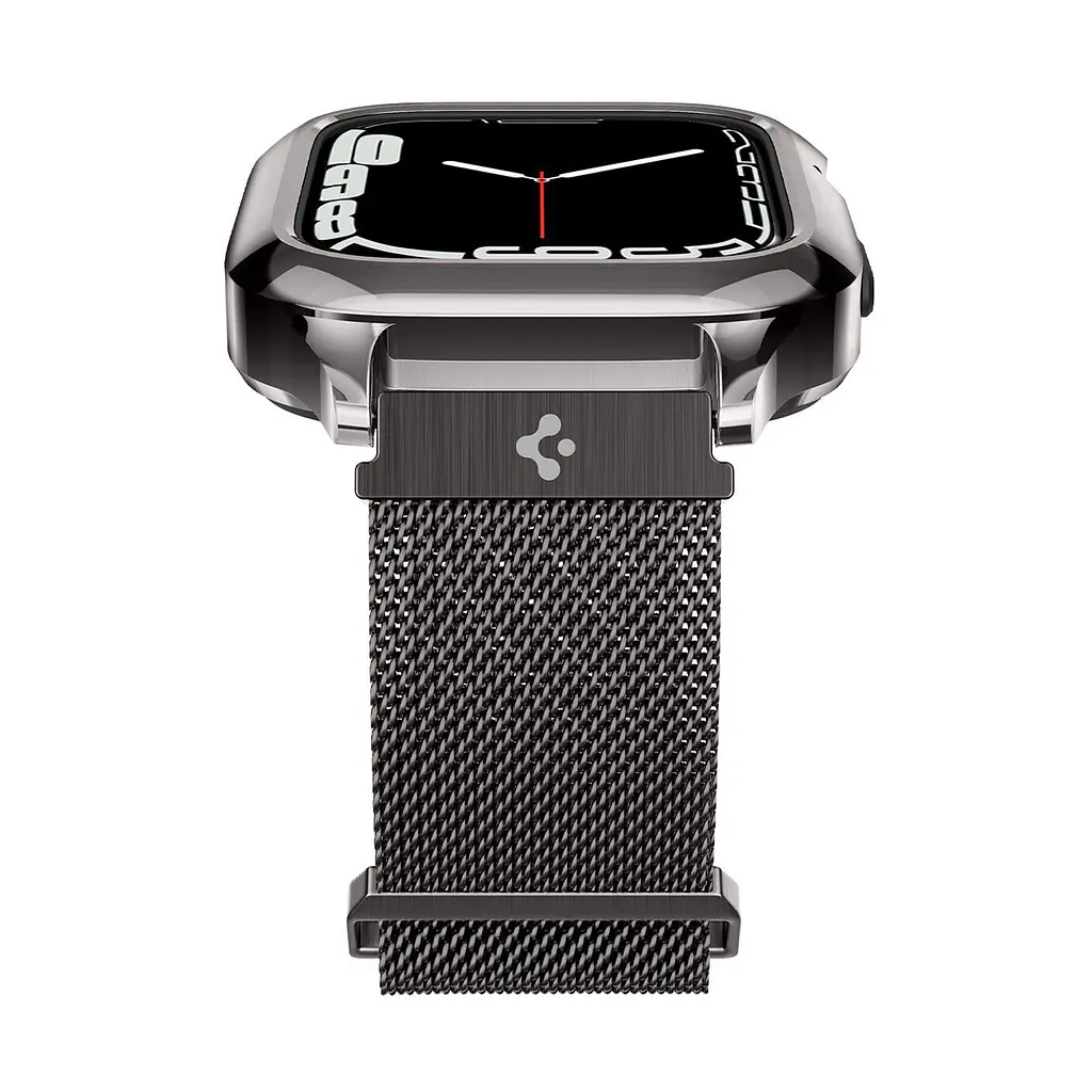 Чохол-ремінець Spigen Metal Fit Pro для Apple Watch 44/45mm Graphite (ACS04585) - фото 8