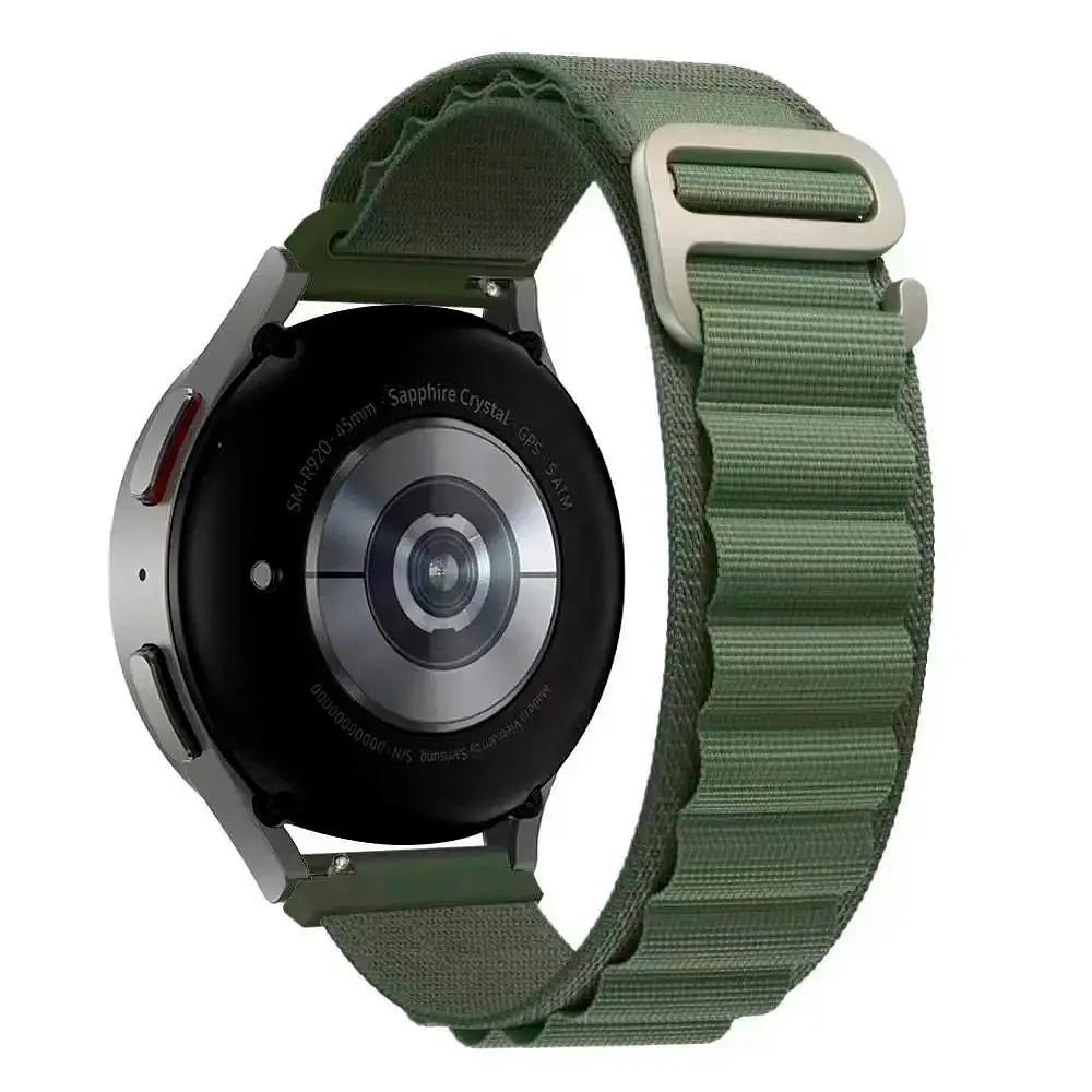 Універсальний ремінець для смарт-годинників Alpine Loop Band 22mm Green [84262] - фото 2