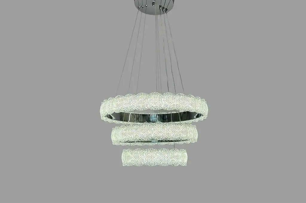Led люстра кільця Linisoln 1533-50*40*30 CH - фото 3