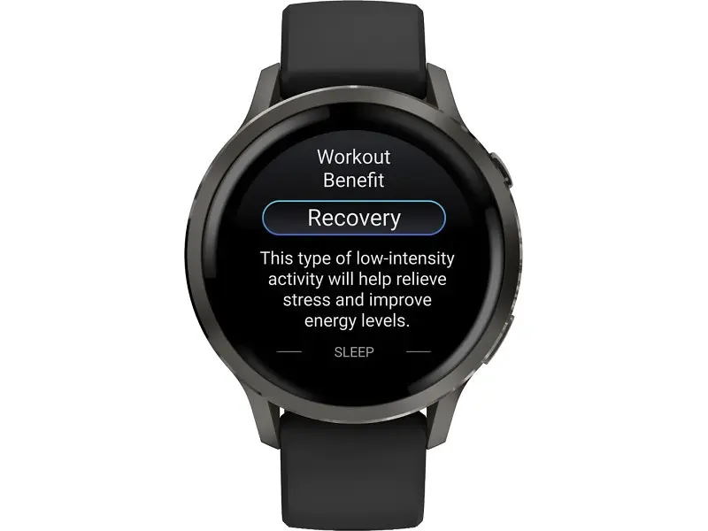 Смарт-годинник Garmin Venu 4 41 mm Slate with Black Silicone Band (010-03013-02) - фото 2