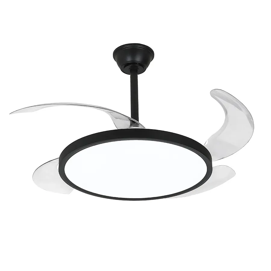 Люстра вентилятор потолочна LED Levistella 7943043 (42) BK, 40W, чорний, сучасний стиль з пультом - фото 2
