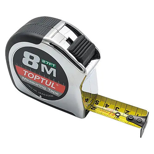 Рулетка професійна 8м*25мм Toptul hoz0014692 - фото 2