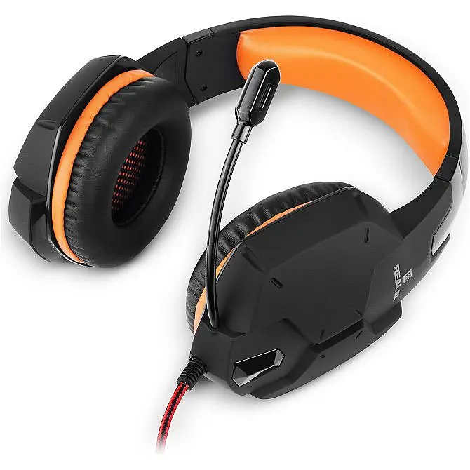 Ігрові навушники REAL-EL GDX-7700 Surround 7.1 Black/Orange (EL124100016) [112563] - фото 4