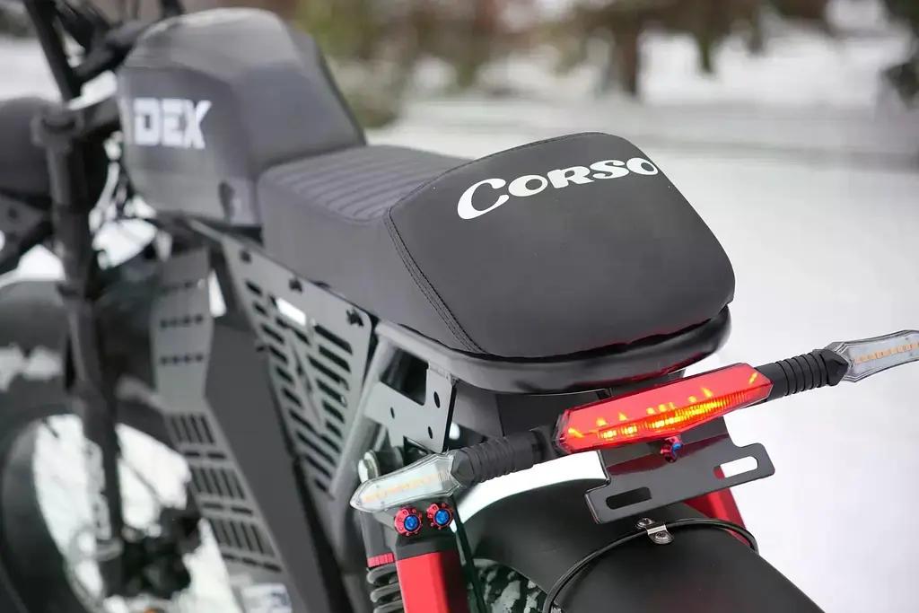 Електрофетбайк Corso DEX-73 20" DX-22530 (1200W 48V 23Ah) Чорний - фото 6