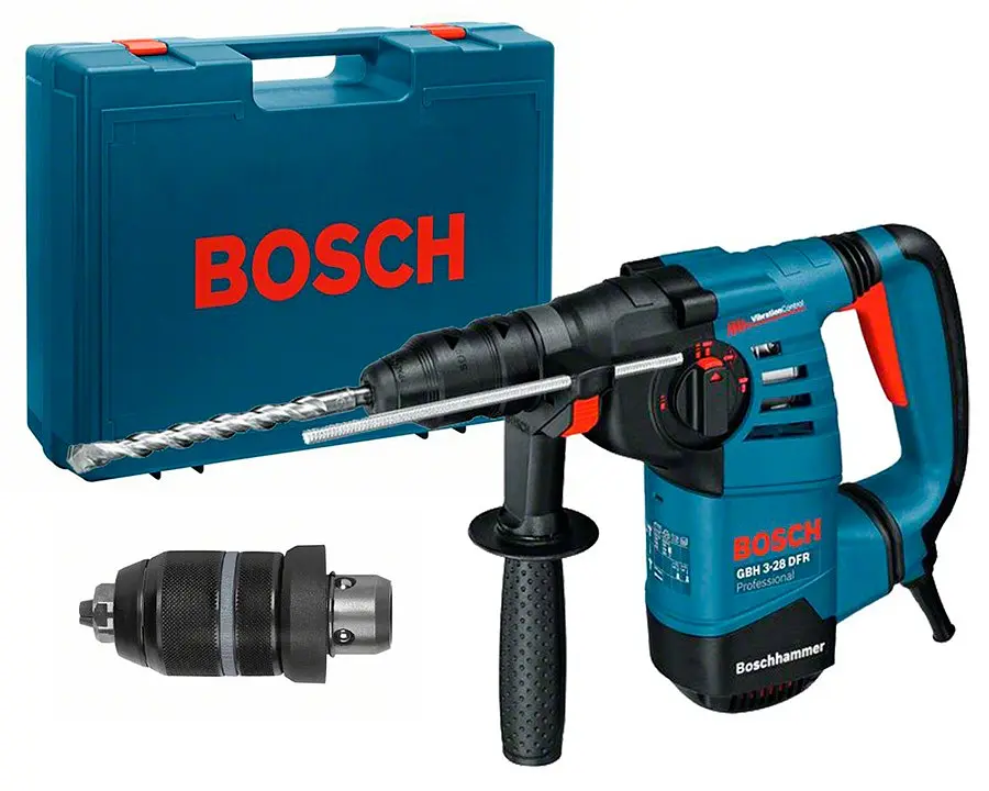 Перфоратор Bosch GBH 3-28 DFR Professional в чемодані з ШЗП