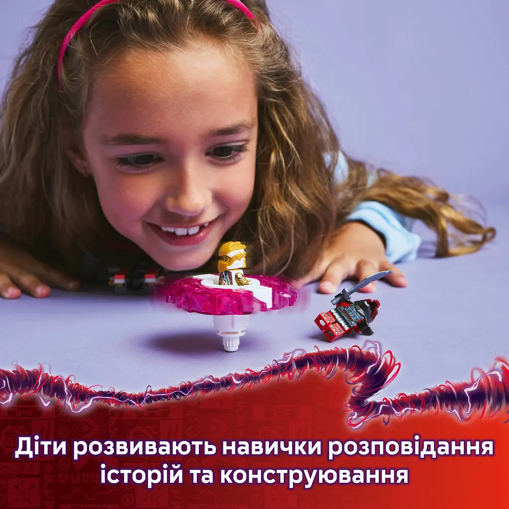 Конструктор LEGO Ninjago Дракон Сори Спин-джитсу 56 деталей (71824) - фото 13