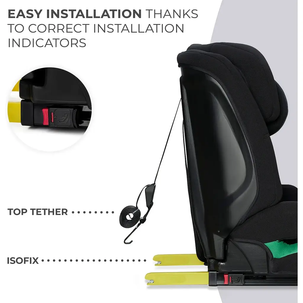 Автокрісло Kinderkraft Safety Fix 2 i-Size Black KCSAFI02BLK0000 (00-00305218) - фото 10