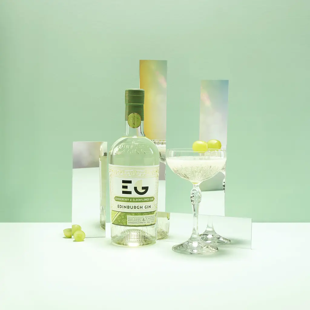 Джин Edinburgh Gin Gooseberry & Elderflower 40% 0.7 л - фото 2