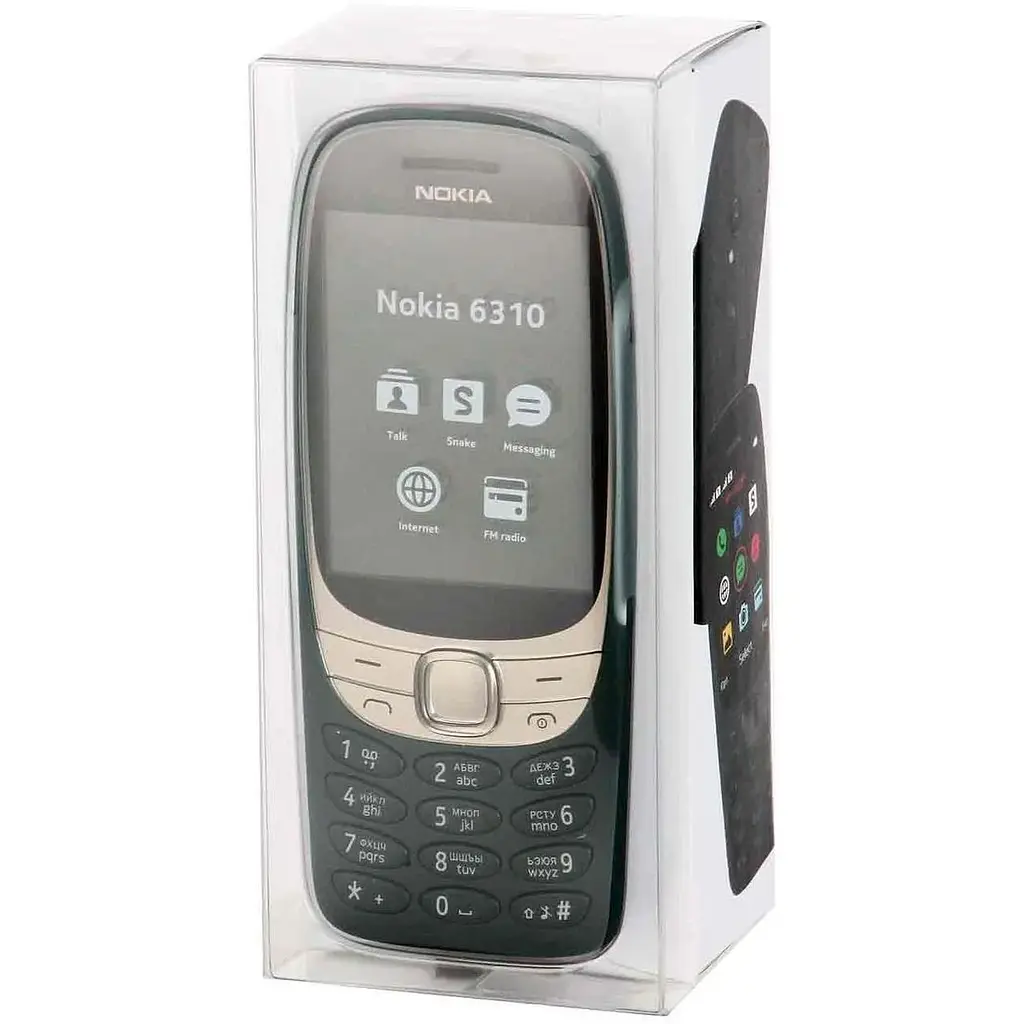 Телефон Nokia 6310 Dl Sim 2024 TA-1400 зеленый - фото 6