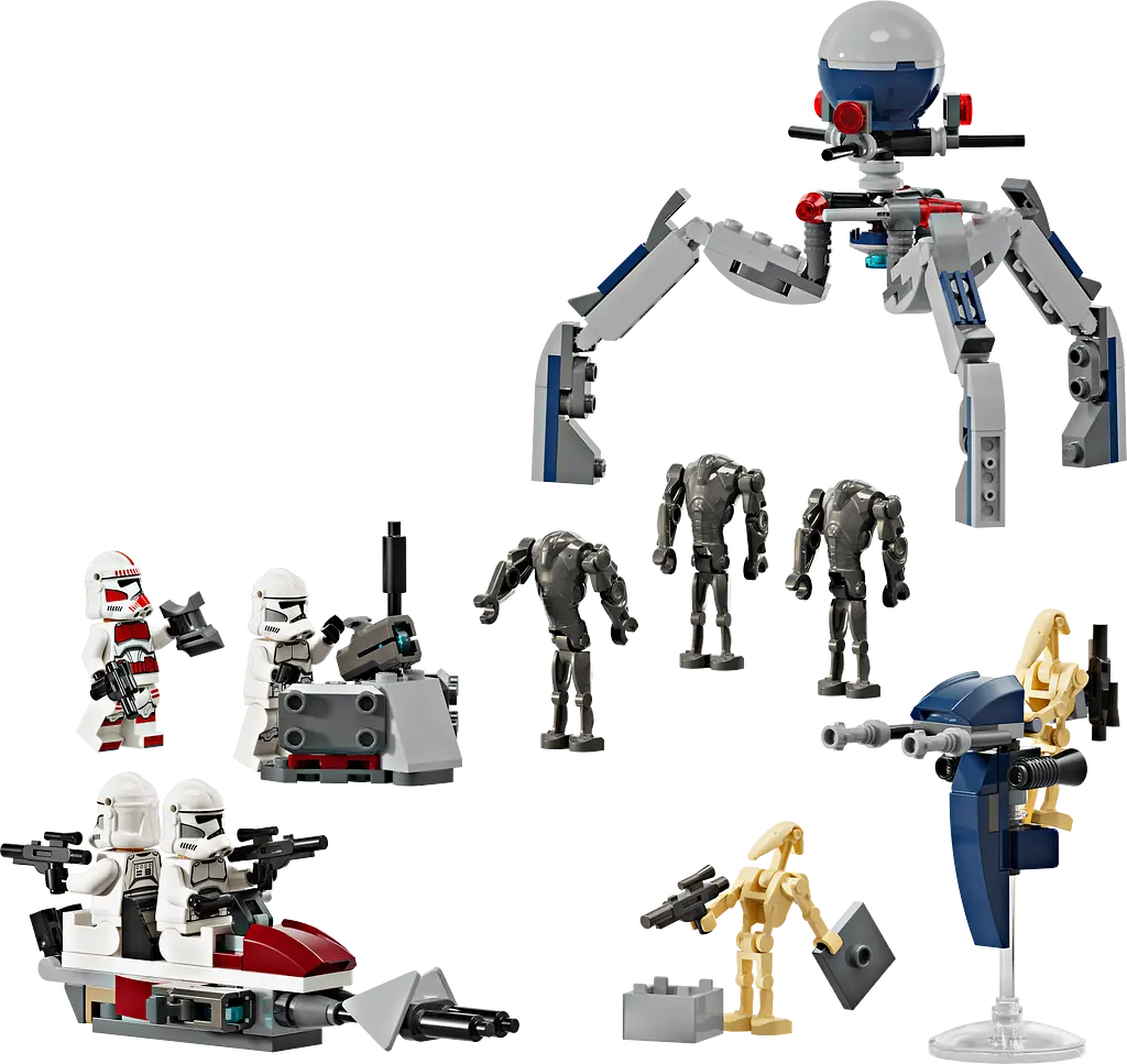 Конструктор LEGO Star Wars Клони-піхотинці й Бойовий дроїд. Бойовий набір 215 деталей (75372) - фото 2