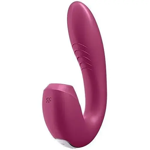 Вакуумний смарт вібратор Satisfyer Sunray вакуумний вібратор Червоний - фото 2