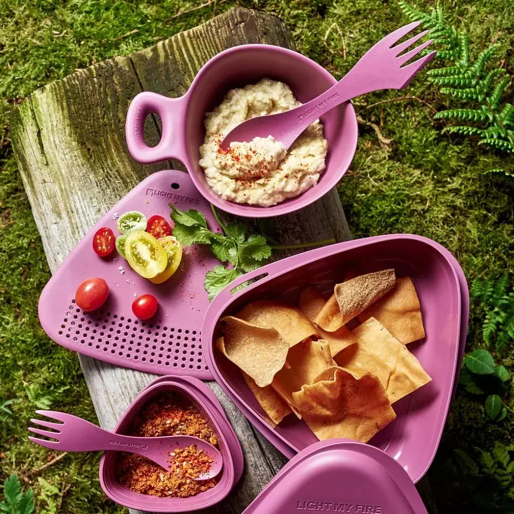 Набір посуду Light my fire Outdoor MealKit 2.0 misty purple - фото 2