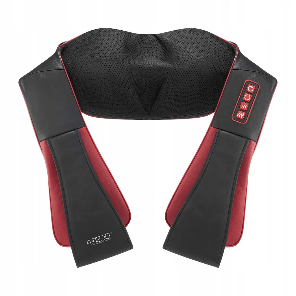 Накидка-масажер 4FIZJO Shiatsu Pro+ для шиї та спини 4FJ0565 Black/Red (P-5907739319074) - фото 13