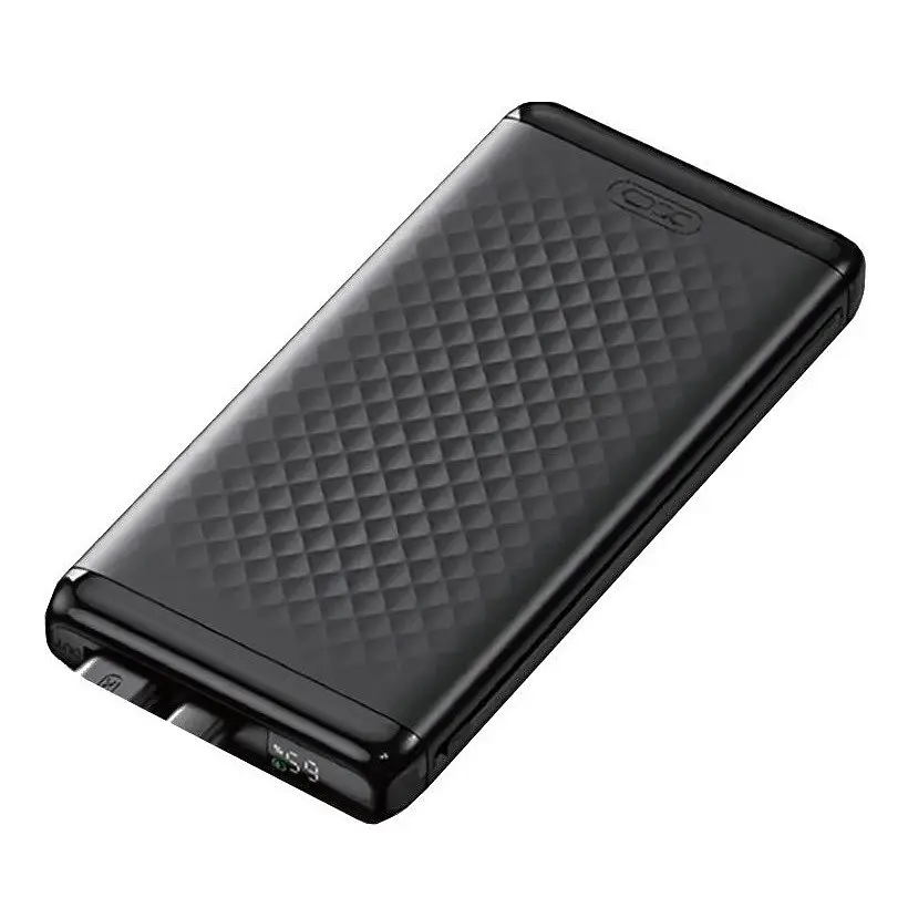 Зовнішній акумулятор XO PB308 10000 mAh PD20W + QC 3.0 22.5W чорний - фото 3