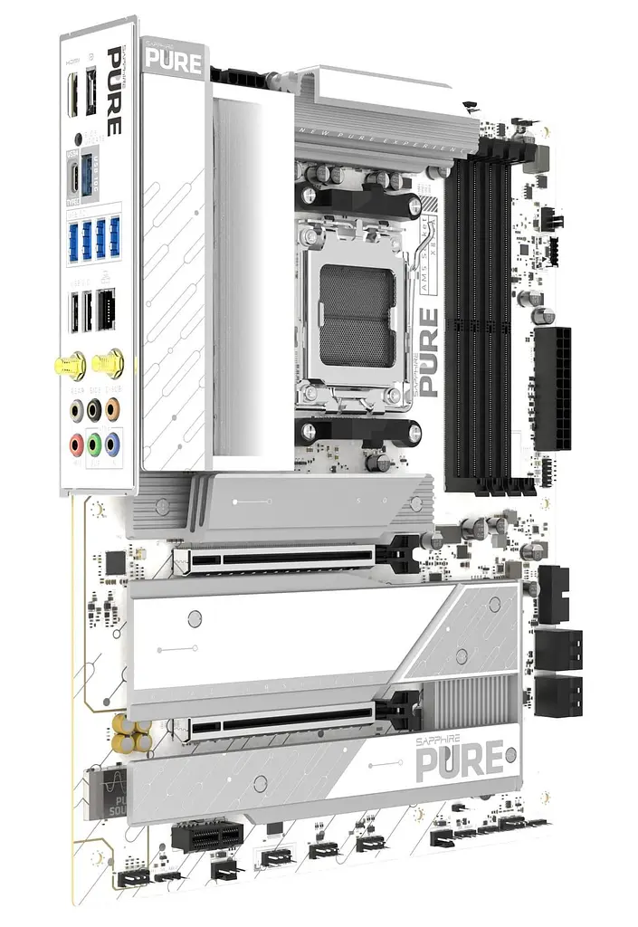 Материнська плата Sapphire PURE X870A WIFI7 (52122-02-40G) (Socket AM5, AMD X870, ATX) - фото 3
