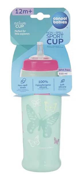 Пляшка для води та напоїв Canpol babies Butterfly 350 мл - фото 2
