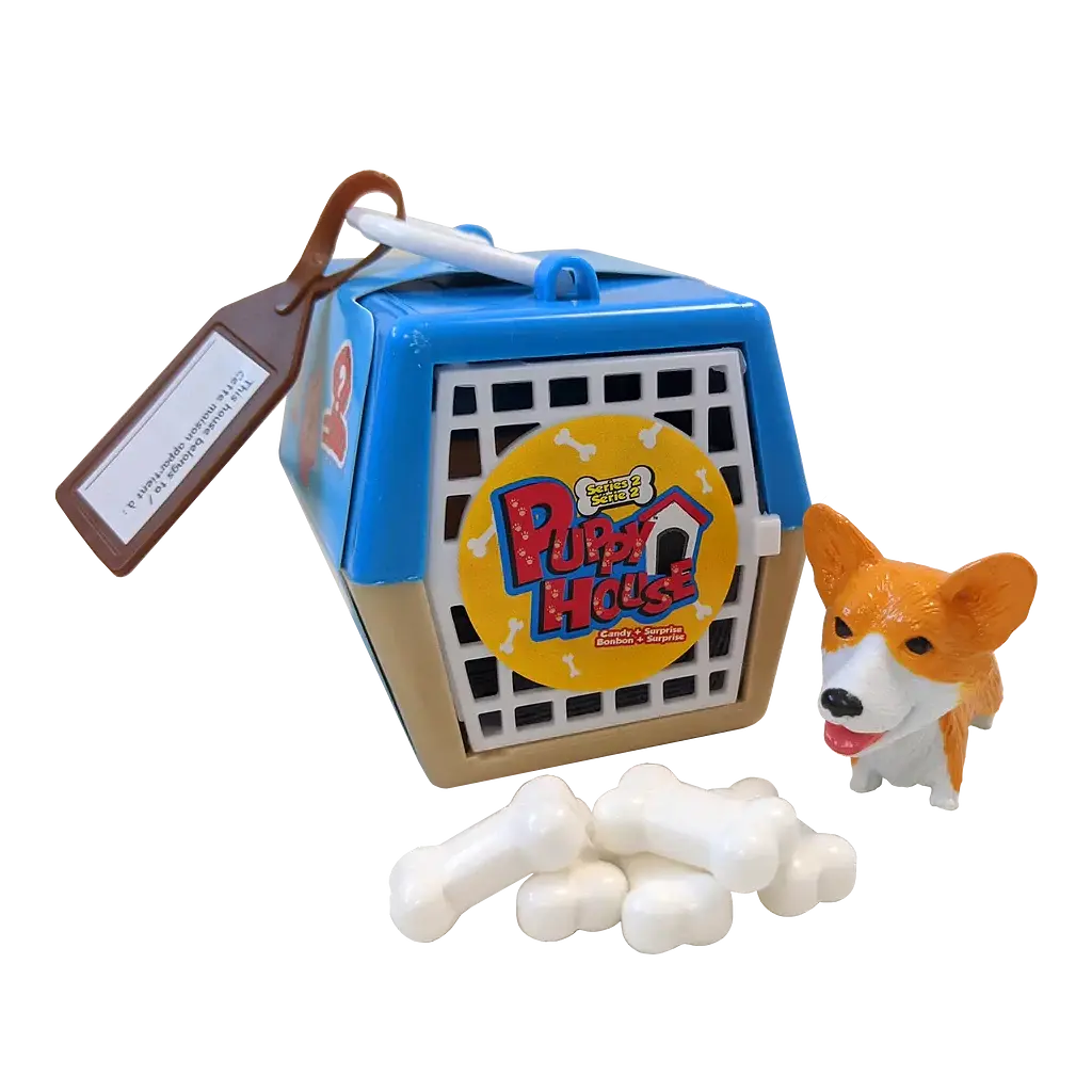 Будиночок зі сладами та цуценям Puppy House 8g