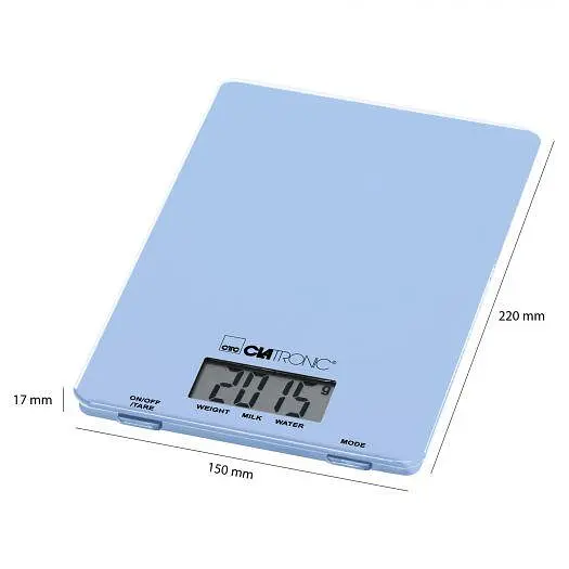 Ваги кухонні Clatronic KW 3626 Blue - фото 3
