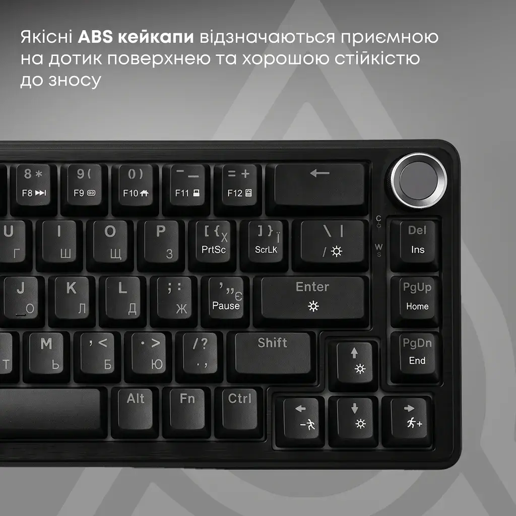 Клавіатура Ajazz AK690 Peach Mist Switch USB UA White (AK690-PM-W) - фото 9
