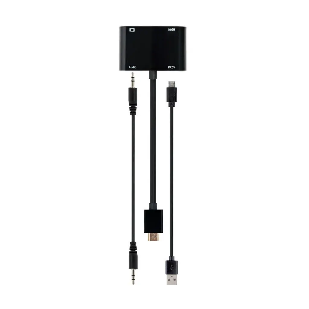 Перехідник Cablexpert HDMI to HDMI/VGA+audio 3.5mm (A-HDMIM-HDMIFVGAF-01) - фото 3