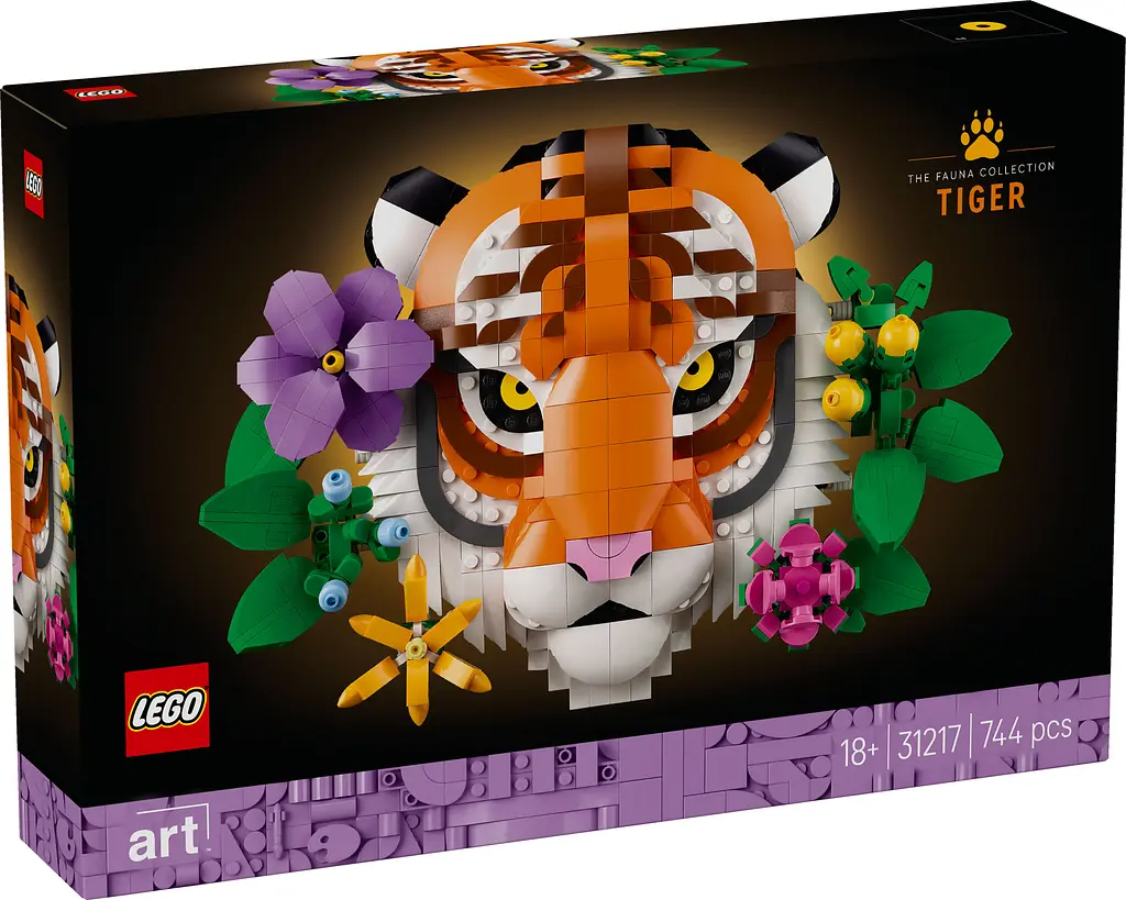 Конструктор LEGO Art Колекція фауни - Тигр 744 деталі (31217) - фото 2