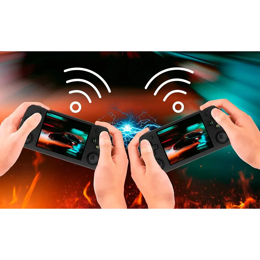 Ретро игровая приставка Anbernic RG35XX H 64GB Transparent White [102940] - фото 11