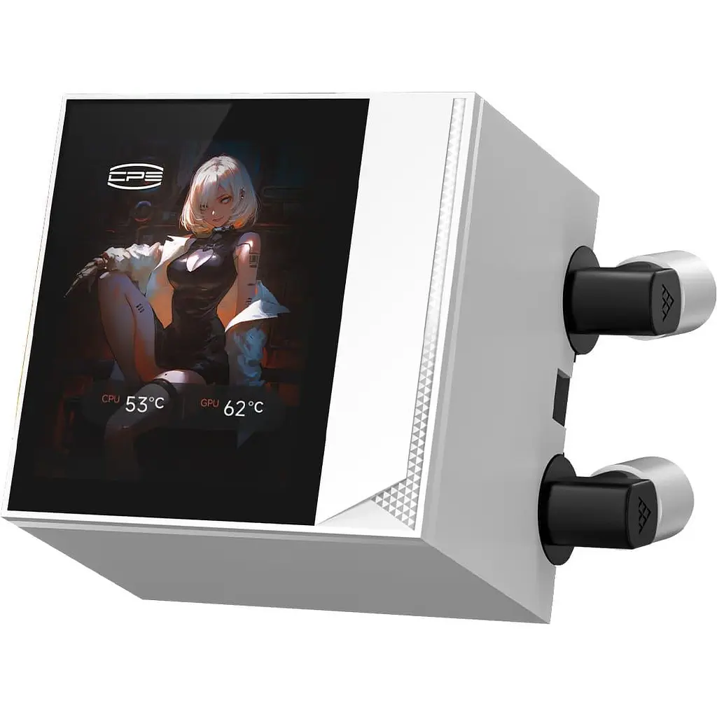 СВО PcCooler PсCOOLER DC360 PRO ARGB Display White (DC360Pro-WHAWXY-GL) - фото 2