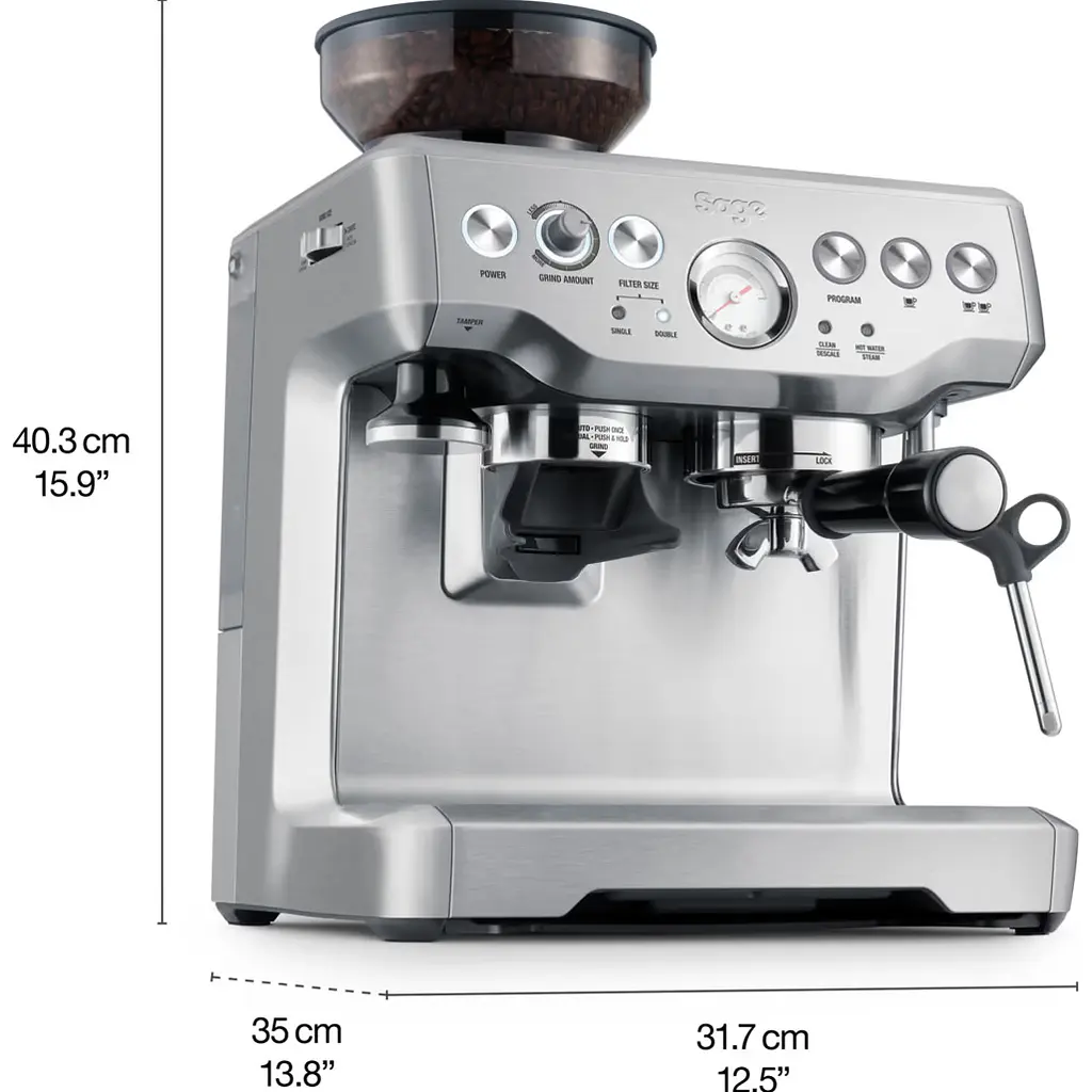 Кавоварка ріжкова Sage Barista Express SES875BSS [121337] - фото 8