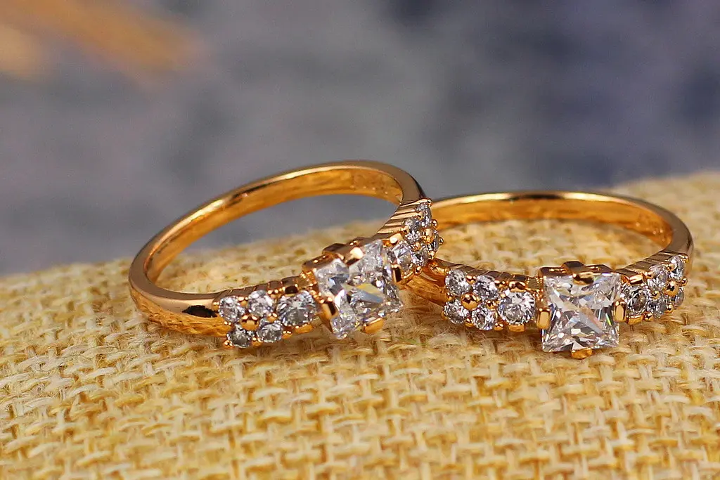 Кільце Xuping Jewelry хайтек р 17 золотисте - фото 3