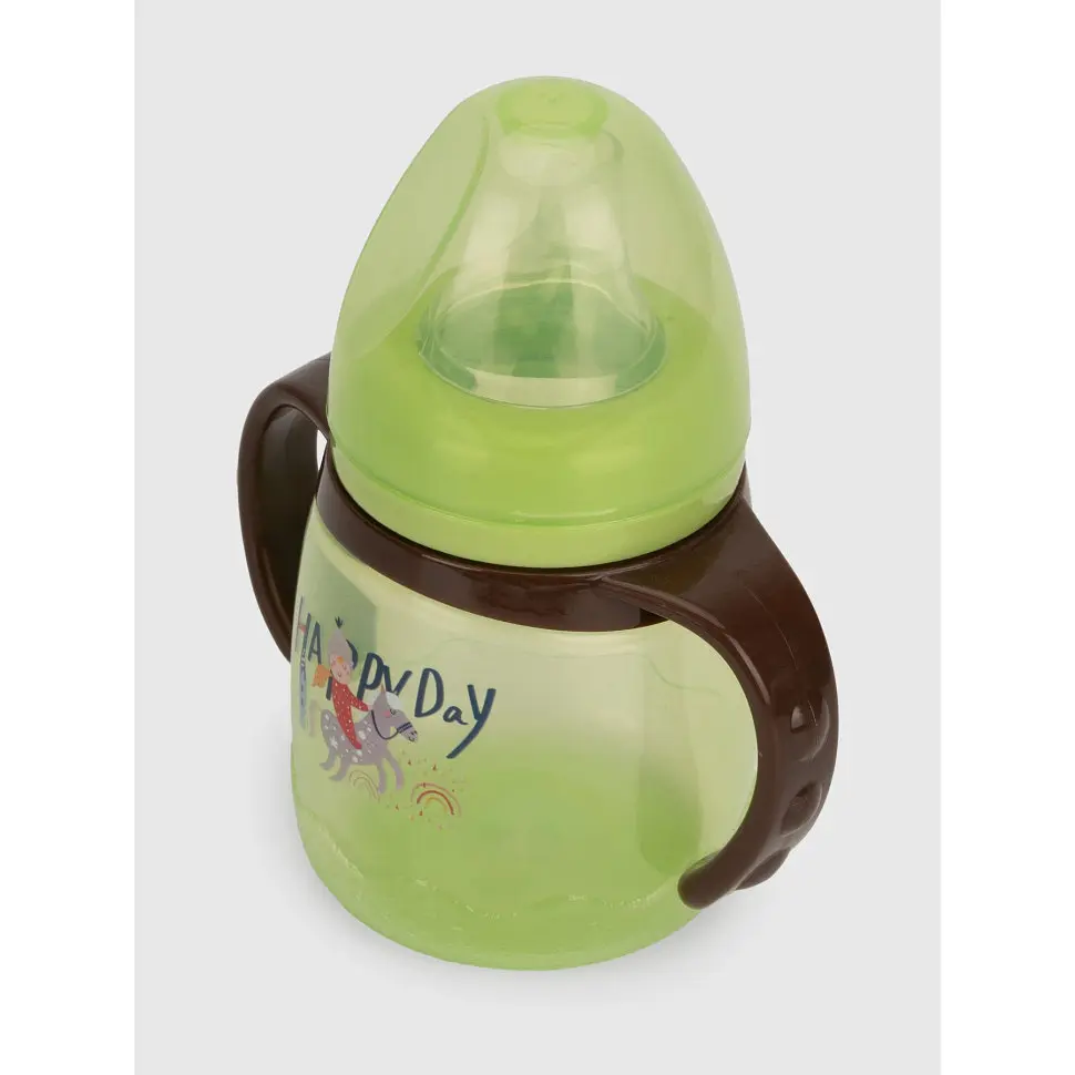 Поильник Mega Zayka с силиконовым носиком 180 мл MGZ-0314 (Green) - фото 4