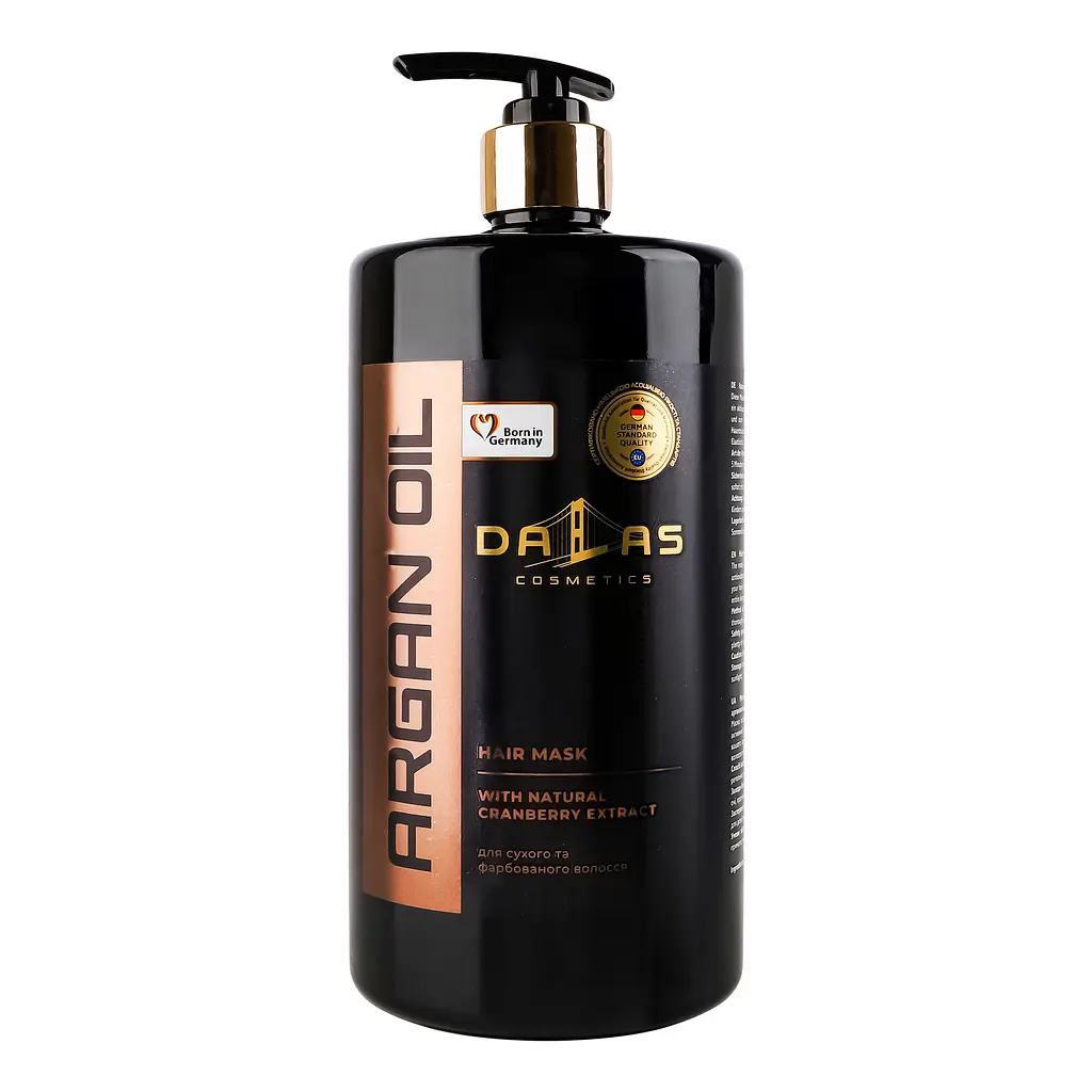 Маска для волос Dalas Argan Oil с натуральным клюквенным экстрактом и аргановым маслом, 900 мл - фото 2