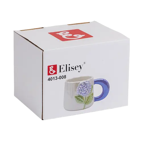 Чашка Elisey Синя гортензія 400 мл синій (4013-008) - фото 3