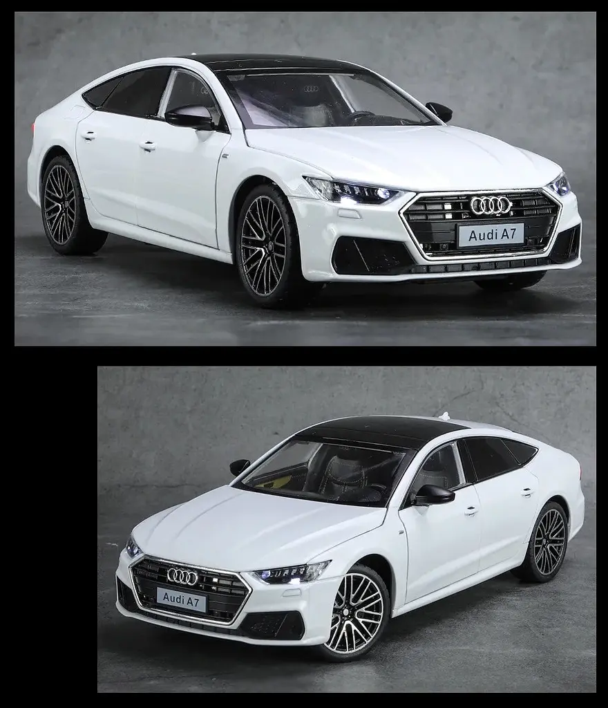 Колекційна металева модель автомобіля АвтоЕксперт Audi A7 з інерцією, світлом та звуком 1:24  - фото 5