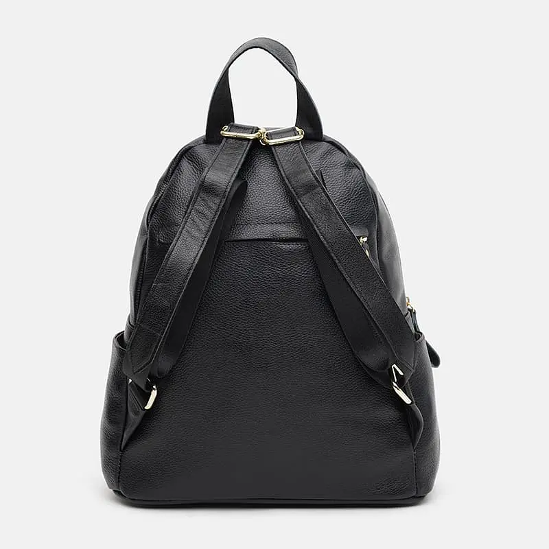 Жіночий рюкзак Borsa Leather k1s005 31x26x13 см Чорний (40156) - фото 3