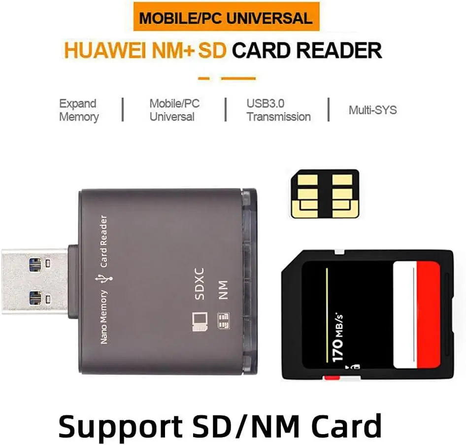 Кардрідер USB 3.0 для карт NM та SD, подвійний слот, швидкість до 5 Гбіт/с - фото 7