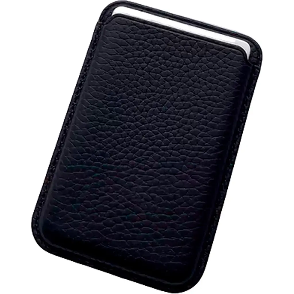 Гаманець iLera Apple NAPA Leather Wallet 1.0 with MagSafe Black (iLNPW10Bl) [104100] - фото 3