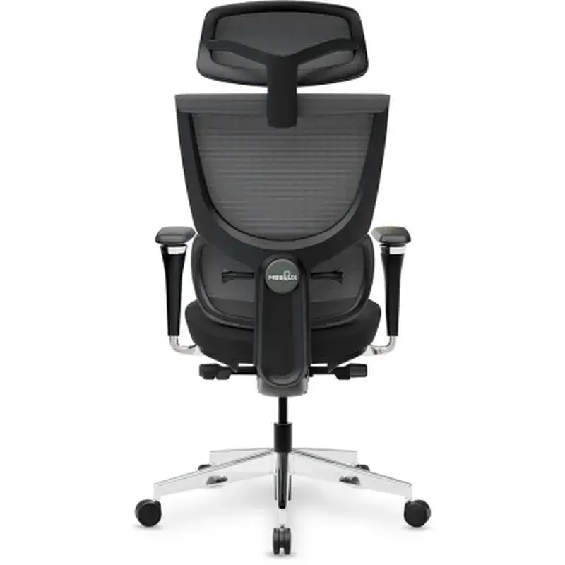 Офісне крісло Mealux S8 Air Fabric Black (HF-S8P F/B) - фото 2